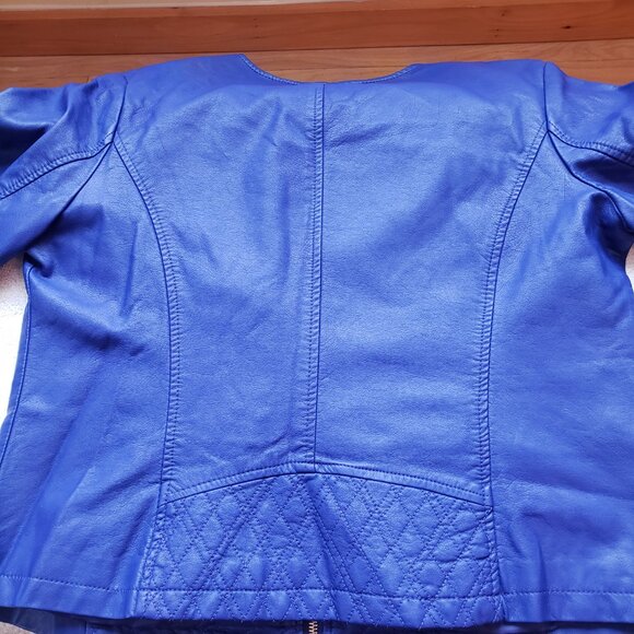 Alfani Women's Fitted Faux Leather Jacket, Size: L - Picture 8 of 16